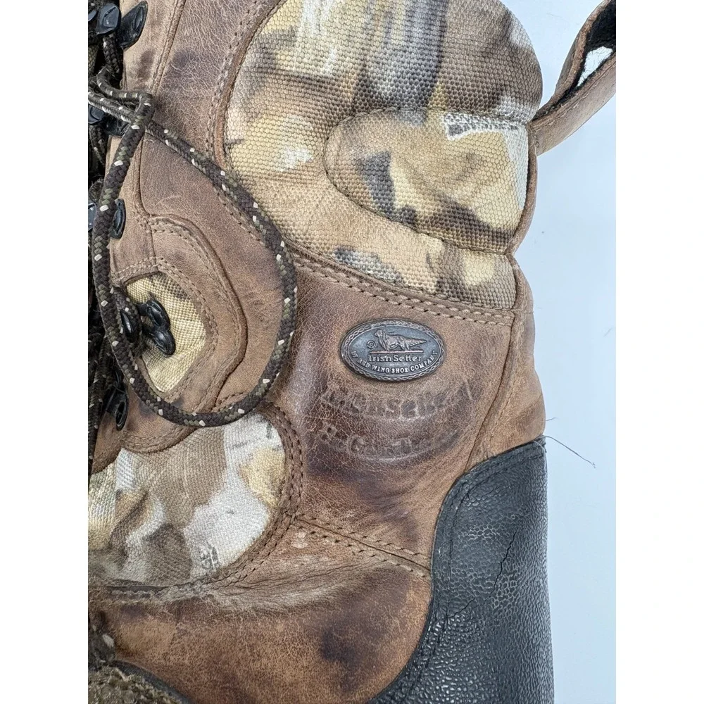 Red Wing Men's Irish Setter Big Game Tracker Gortex 800 Gram Boots Camo Hunt 9.5